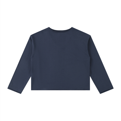 Women's Cropped Long Sleeve T-Shirt