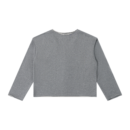 Women's Cropped Long Sleeve T-Shirt