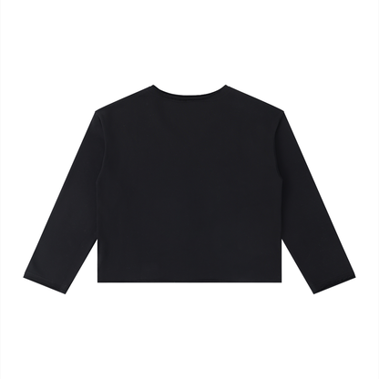 Women's Cropped Long Sleeve T-Shirt